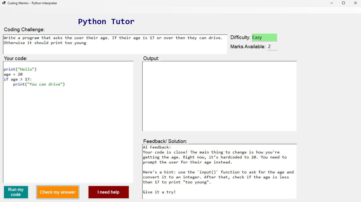 Coding Mentor screenshot 1
